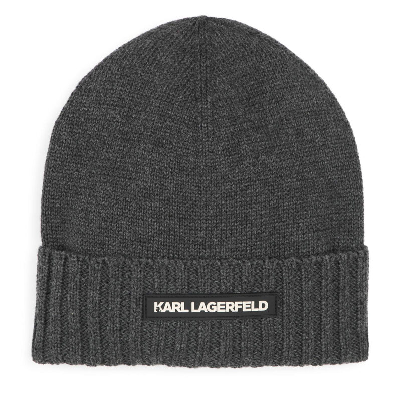Шапка Karl Lagerfeld Kids Z30361 Сив цвят на ниска цена