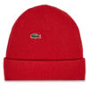 Шапка Lacoste RB0003 Червен цвят на ниска цена