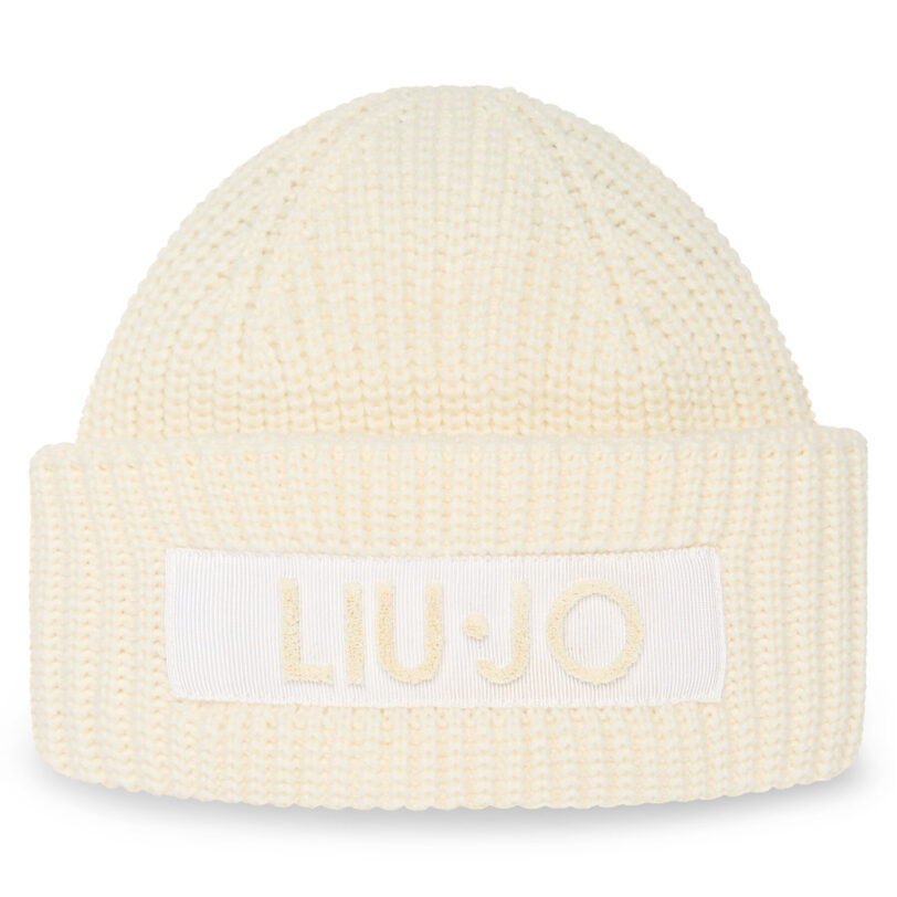 Шапка Liu Jo 2F5057 M0300 Екрю цвят на ниска цена