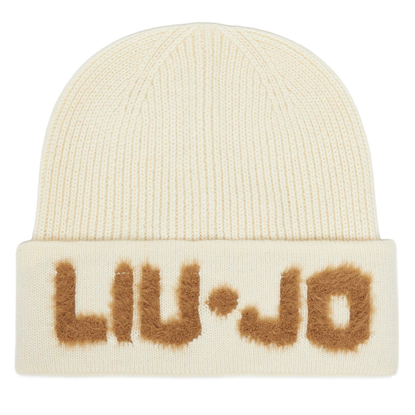 Шапка Liu Jo 2F5059 M0300 Екрю цвят на ниска цена