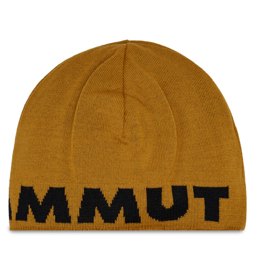 Шапка Mammut Mammut Logo Beanie 1191-04891-7507-1 Кафяв цвят на ниска цена