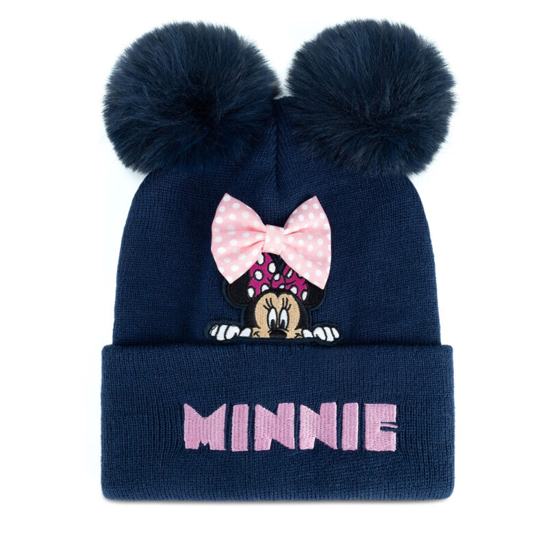Шапка Mickey&Friends ACCCS-AW24-339DSTC Тъмносин цвят на ниска цена