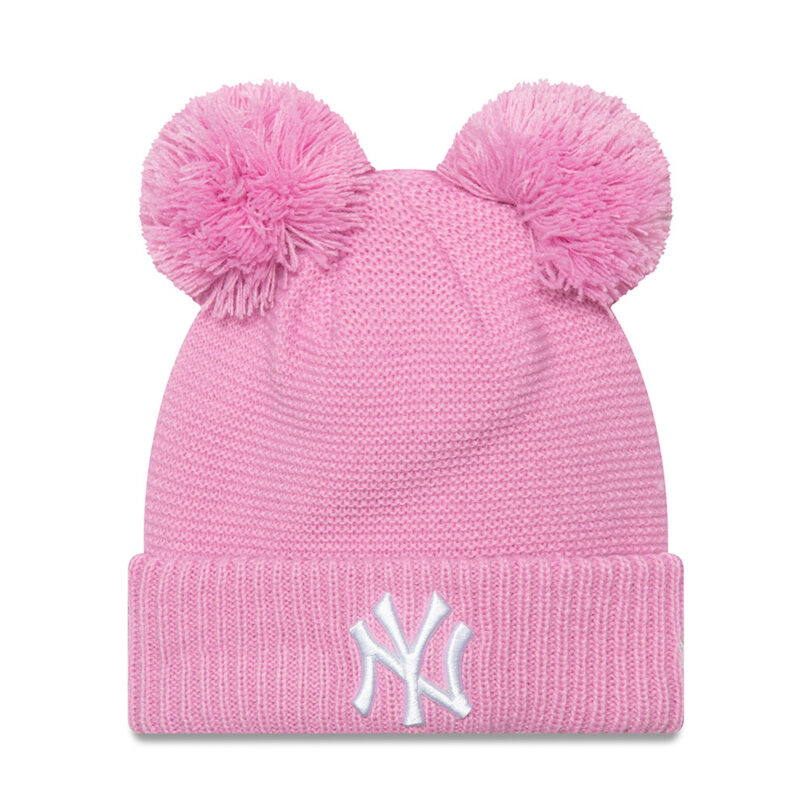 Шапка New Era Child Double Pom Se 60565308 Розов цвят на ниска цена