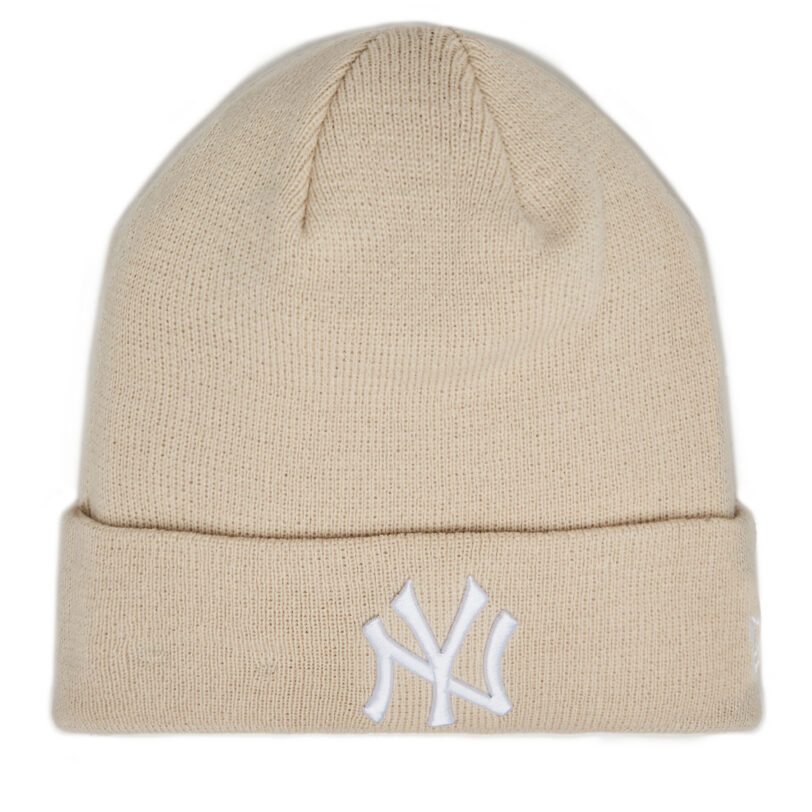 Шапка New Era Ess Nyy Stn 60348860 Бежов цвят на ниска цена