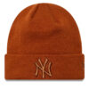 Шапка New Era League Essential 60580735 Кафяв цвят на ниска цена