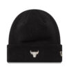 Шапка New Era Metallic Cuff Beani 60565216 Черен цвят на ниска цена