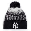 Шапка New Era Mlb Sport Knit Neyy 80536115 Тъмносин цвят на ниска цена