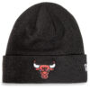 Шапка New Era Nba Essential Knit 12156075 Черен цвят на ниска цена