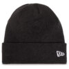 Шапка New Era Ne Estl Knit Ne Blk 12134752 Черен цвят на ниска цена