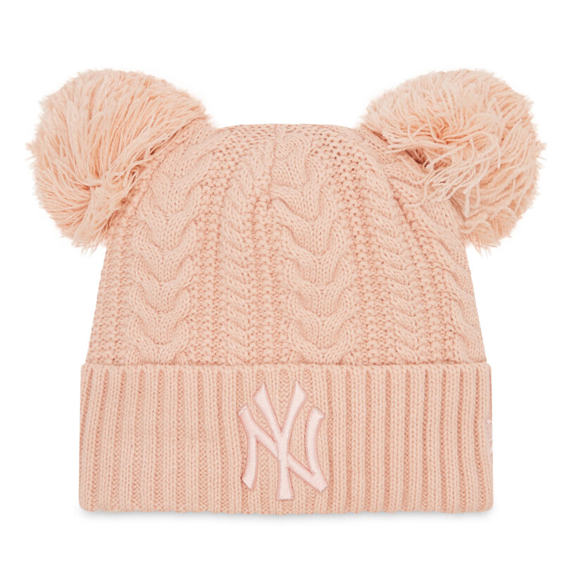 Шапка New Era New York Yankees Double Pom 60284835 Розов цвят на ниска цена