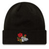 Шапка New Era Rose Icon Cuff Knit Beanie 60580728 Черен цвят на ниска цена