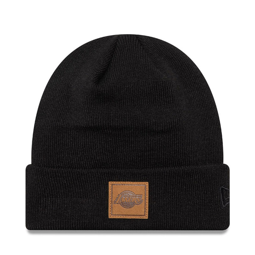 Шапка New Era Team Patch Cuff Bea 60565195 Черен цвят на ниска цена