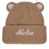 Шапка New Era Teddy Bear Ears Cuff Knit Beanie 60580864 Кафяв цвят на ниска цена