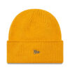 Шапка New Era Wide Cuff Beanie 60565448 Жълт цвят на ниска цена