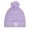 Шапка New Era Wmns Cosy Pom 60364287 Виолетов цвят на ниска цена