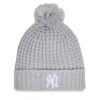 Шапка New Era Wmns Cosy Pom 60364288 Сив цвят на ниска цена