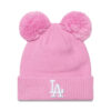 Шапка New Era Wmns Double Pom 60565279 Розов цвят на ниска цена