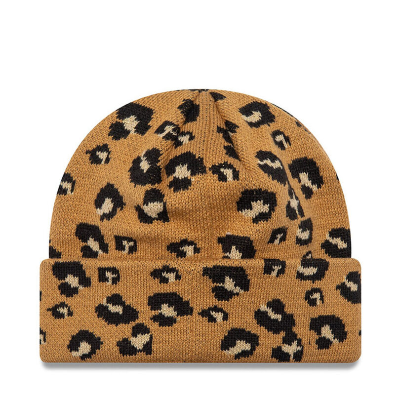 Шапка New Era Wmns Wide Leo Beani 60565280 Бежов цвят на ниска цена