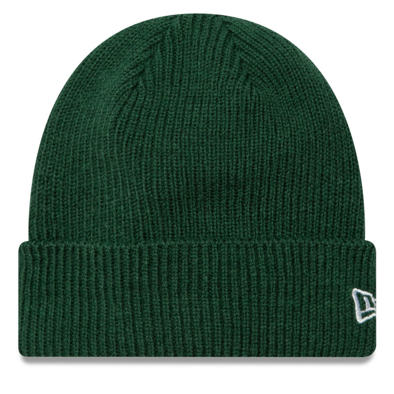 Шапка New Era Wool Cuff Knit Beanie 60424811 Зелен цвят на ниска цена