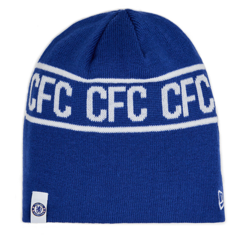 Шапка New Era Wrdmrk Skull Chelsea 60363546 Син цвят на ниска цена