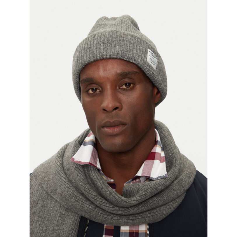 Шапка Pepe Jeans PM040551 Сив цвят на ниска цена