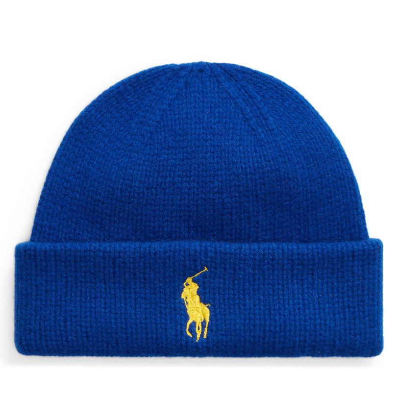 Шапка Polo Ralph Lauren 455931421002 Син цвят на ниска цена