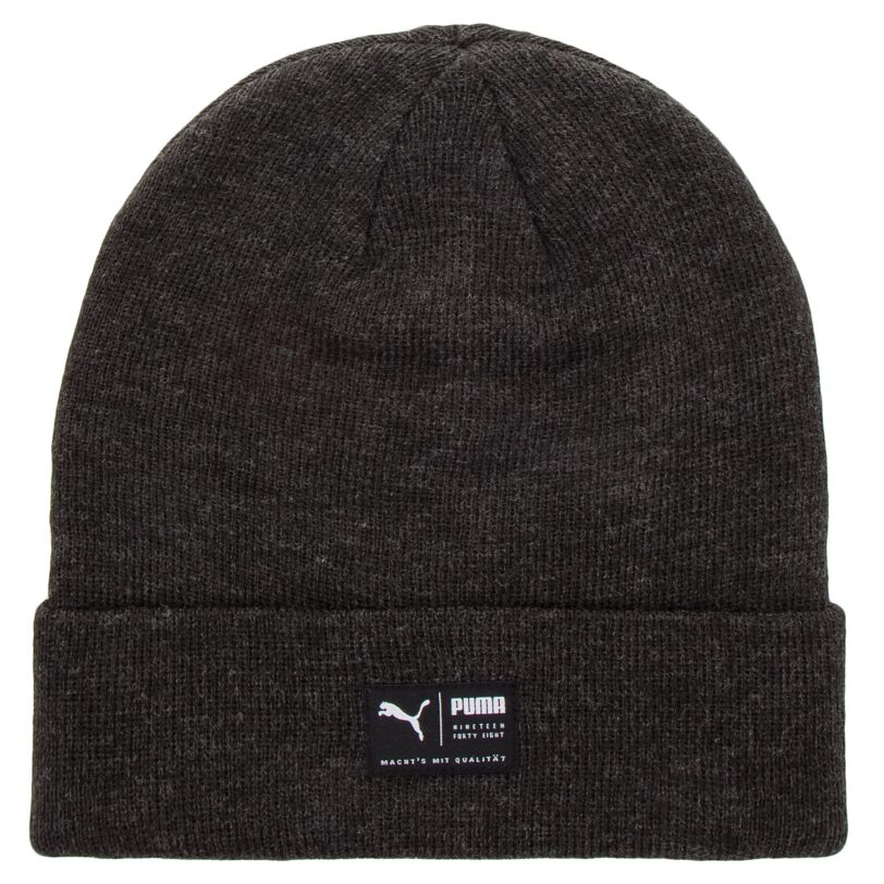 Шапка Puma Archive Heather Beanie 021739 01 Черен цвят на ниска цена