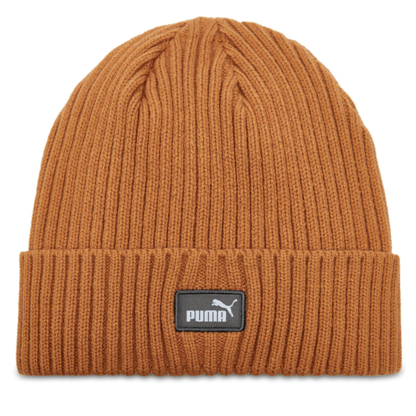 Шапка Puma Classic Cuff Beanie 024826 05 Кафяв цвят на ниска цена