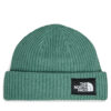 Шапка The North Face Salty Lined BeanieNF0A3FJWI0F1 Зелен цвят на ниска цена