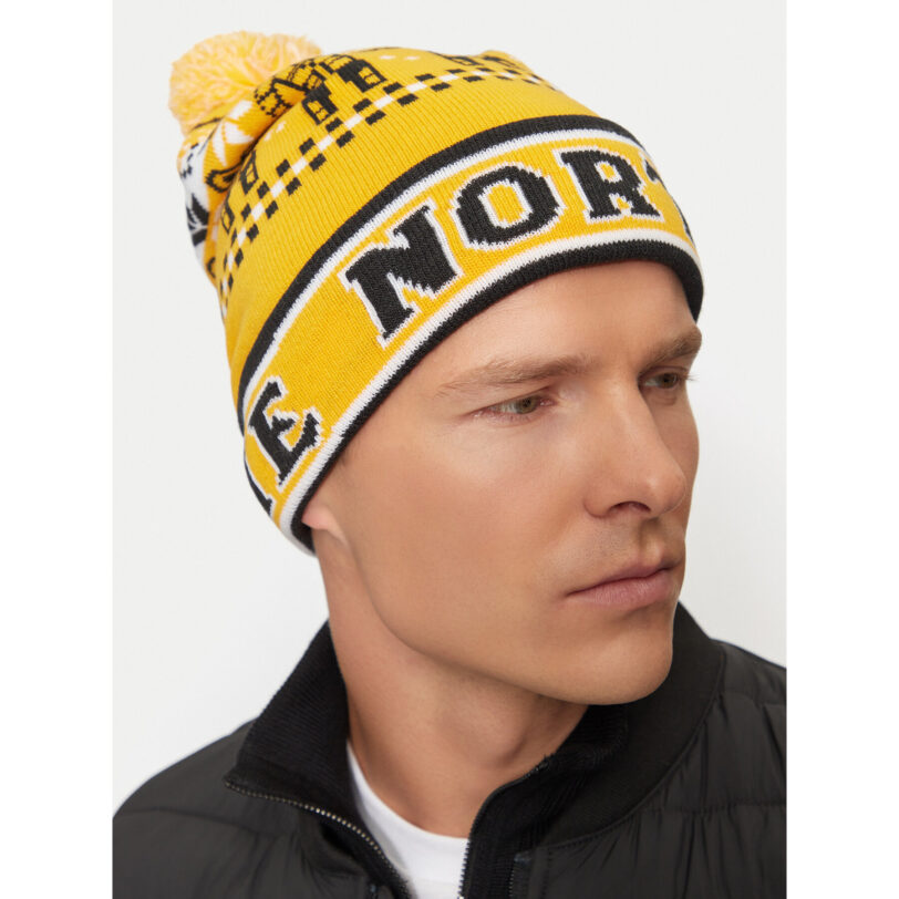 Шапка The North Face Ski-Take Hue NF0A4SIE9IO1 Жълт цвят на ниска цена