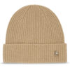 Шапка Tommy Hilfiger Cashmere Chic Beanie AW0AW15321 Бежов цвят на ниска цена