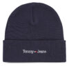 Шапка Tommy Jeans AM0AM11340 Тъмносин цвят на ниска цена