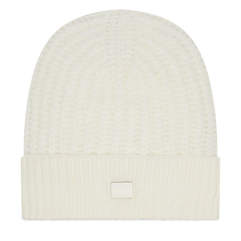 Шапка Tommy Jeans City Girl AW0AW15846 Бежов цвят на ниска цена