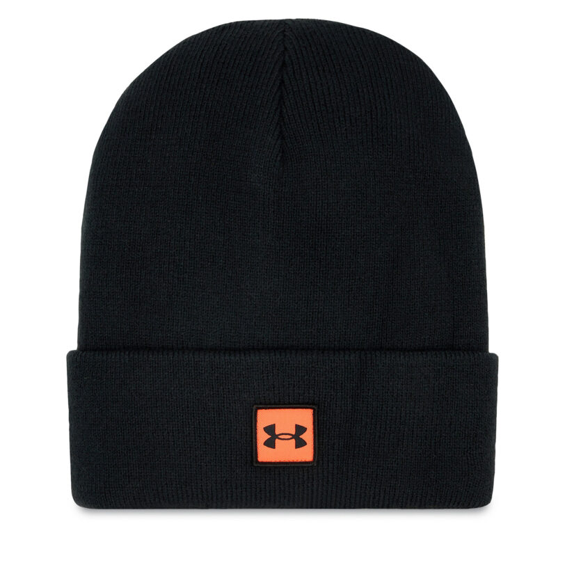 Шапка Under Armour Halftime Cuff 1373155-002 Черен цвят на ниска цена