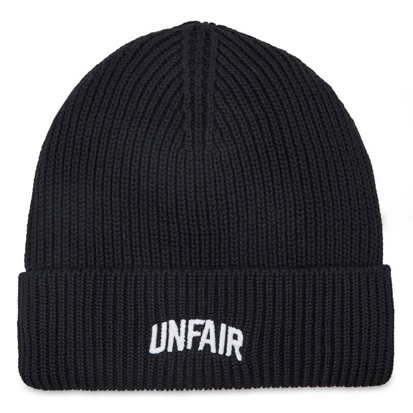 Шапка Unfair Athletics Organic Knit UNFR22-159 Черен цвят на ниска цена