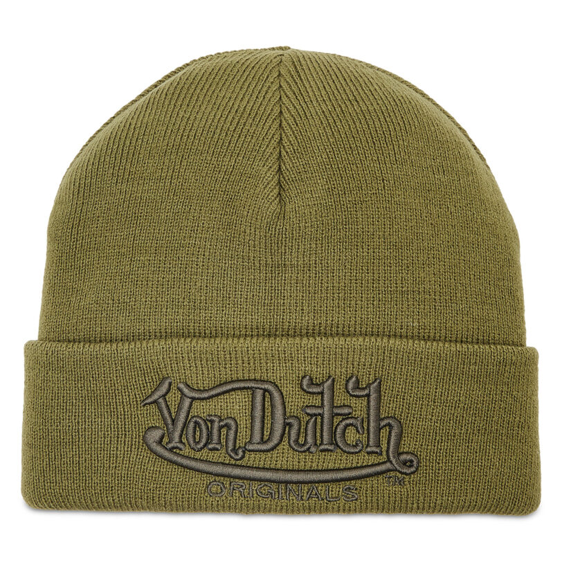 Шапка Von Dutch Flint 7050115 Каки цвят на ниска цена
