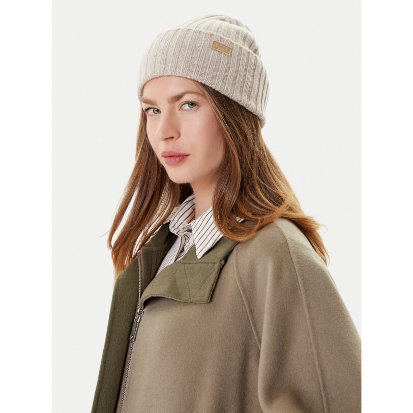 Шапка Weekend Max Mara Ritmo 2525576035 Бежов цвят на ниска цена