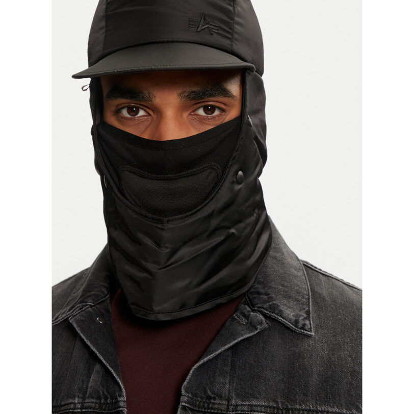 Шапка маска Alpha Industries 148904 Черен цвят на ниска цена