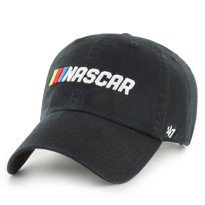 Шапка с козирка 47 Brand '47 Clean Up Nascar w/No Loop Label NAS-NLRGW67GWS Черен цвят на ниска цена