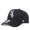 Шапка с козирка 47 Brand MLB Chicago White Sox Raised Basic '47 MVP B-RAC06CTP Черен цвят на ниска цена