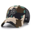 Шапка с козирка 47 Brand MLB Detroit Tigers Digital Star ’47 OFFSIDE B-DGTSO09PTP Кафяв цвят на ниска цена