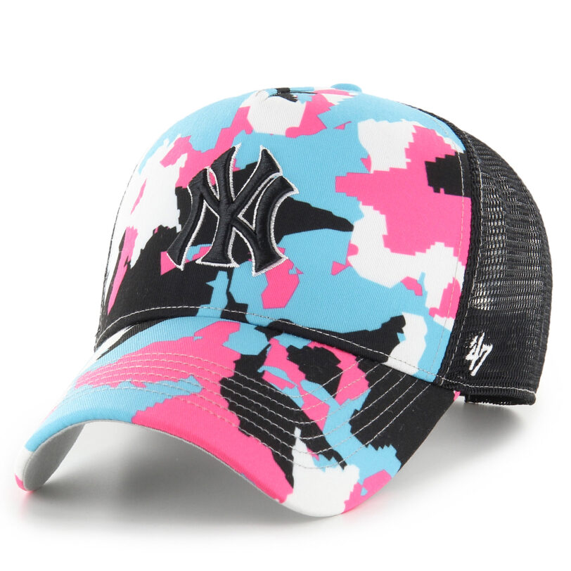 Шапка с козирка 47 Brand MLB Detroit Tigers Digital Star ’47 OFFSIDE DT B-DGTSO17PTP Цветен цвят на ниска цена