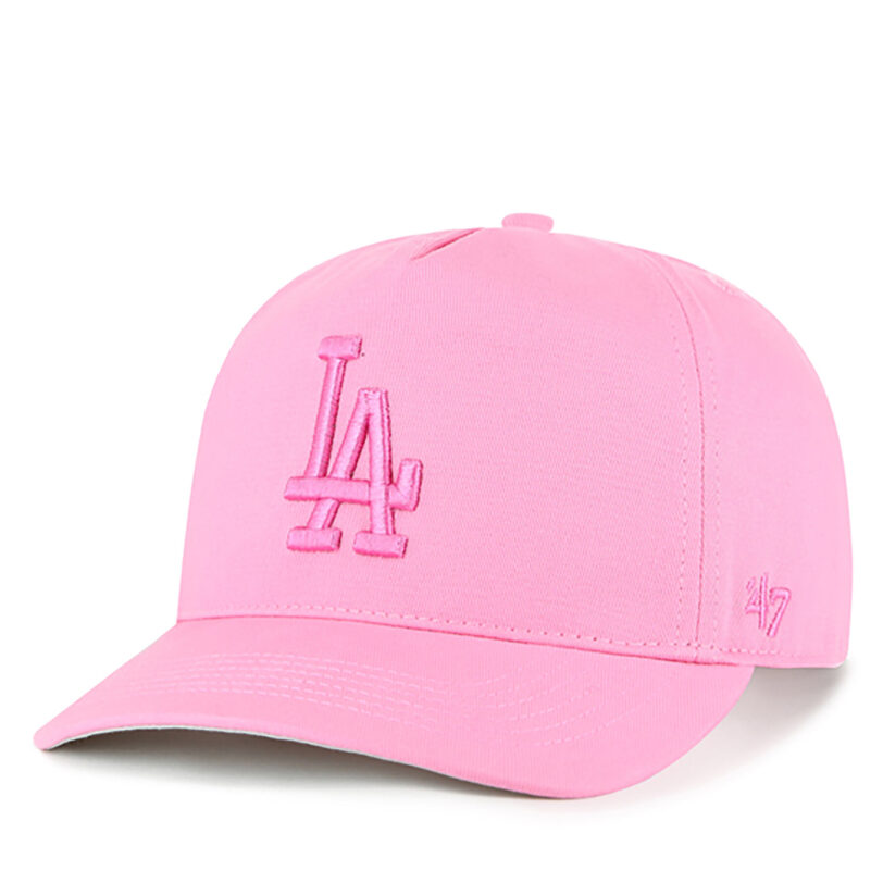 Шапка с козирка 47 Brand MLB Los Angeles Dodgers '47 HITCH  B-FHTCH12GWP Розов цвят на ниска цена