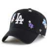 Шапка с козирка 47 Brand MLB Los Angeles Dodgers B-FLRAC12GWS Черен цвят на ниска цена