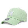 Шапка с козирка 47 Brand MLB New York Yankees '47 CLEAN UP B-RGW17GWS Зелен цвят на ниска цена