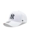 Шапка с козирка 47 Brand MLB New York Yankees '47 MVP SNAPBACK B-MVPSP17WBP-WHM Бял цвят на ниска цена