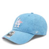 Шапка с козирка 47 Brand Mlb Los Angeles Dodgers Icon Alt ’47 Clean Up B-ICACL12GWS-CO Син цвят на ниска цена