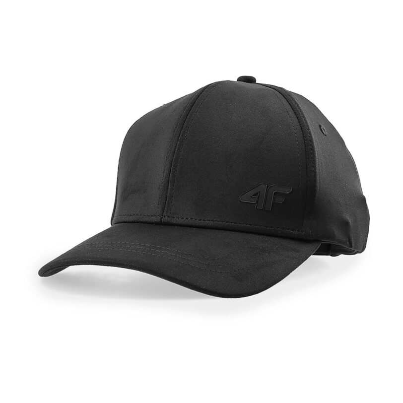 Шапка с козирка 4F 4FSS23ACABF112 Черен цвят на ниска цена