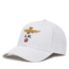 Шапка с козирка Aeronautica Militare 251HA1100CT2848 Бял цвят на ниска цена
