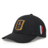 Шапка с козирка Aeronautica Militare 251HA1150CT3043 Черен цвят на ниска цена